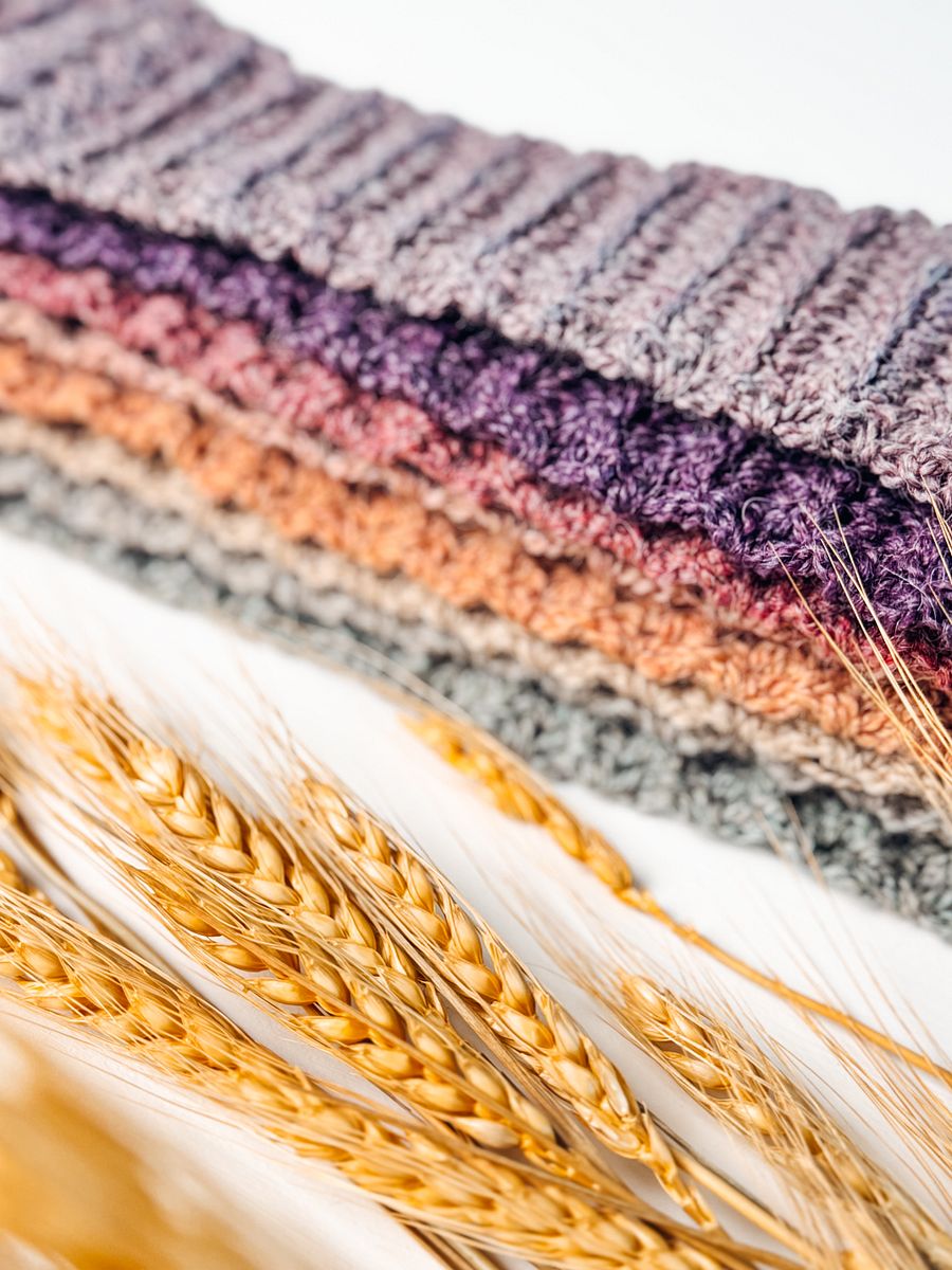 Autumn Wheat Ear Warmer Video Tutorial (8 Sizes) product image (7)