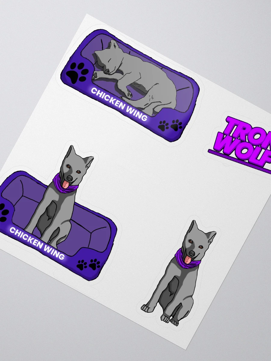 TronWolf X Chicken Wing Stickers! product image (2)
