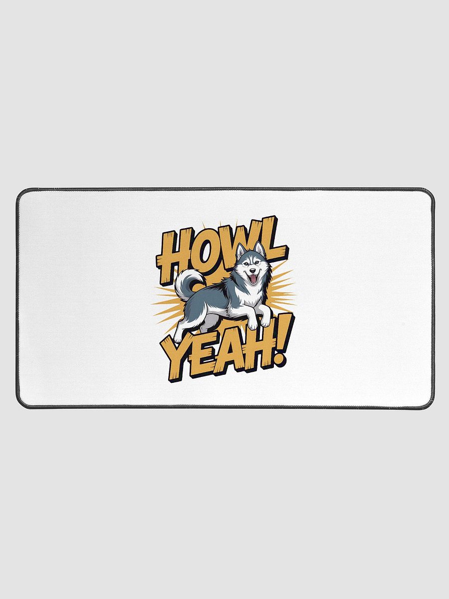 Howl Yeah! Siberian Husky Desk Mat product image (1)