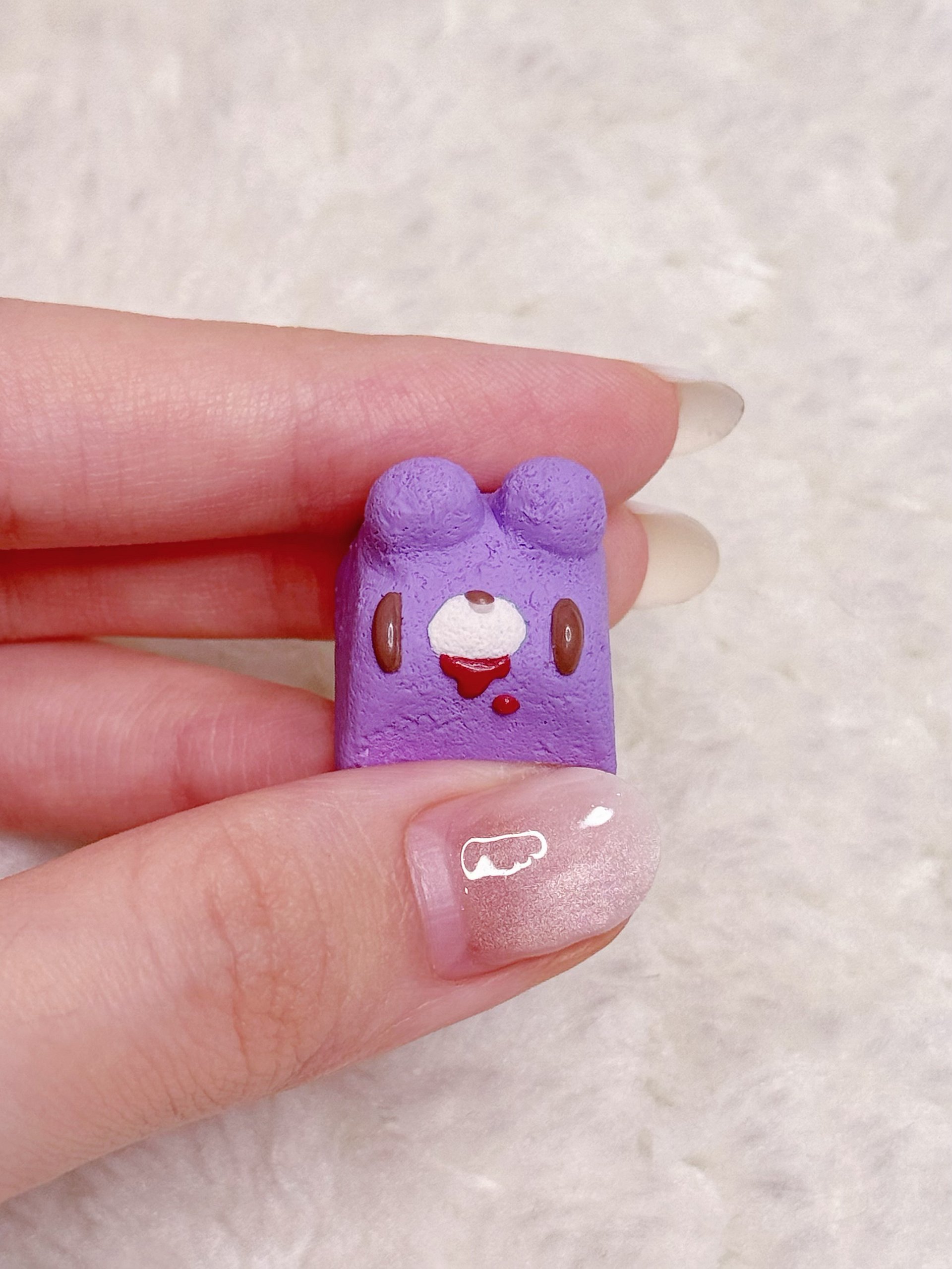 Purple Gloomy Bear Keycap product image (5)