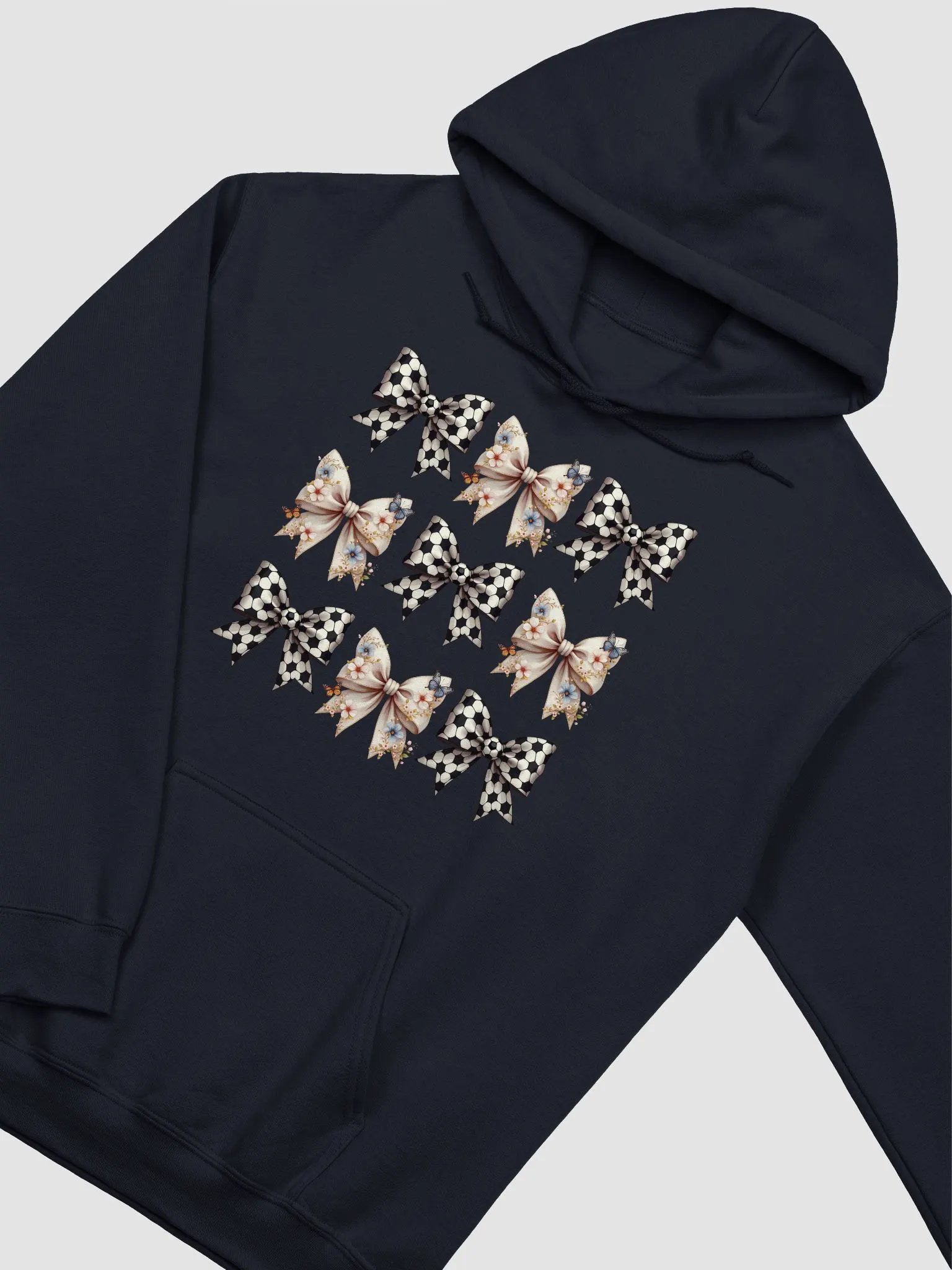 Spring Bows Soccer Floral Dreams Hoodie product image (14)