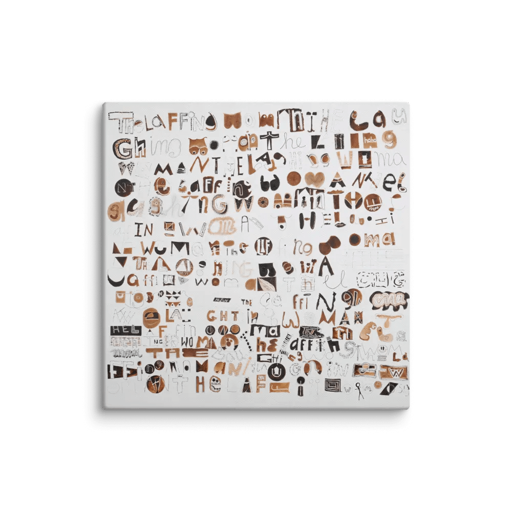 The Laughing Woman on Canvas (32" x 32") product image (3)