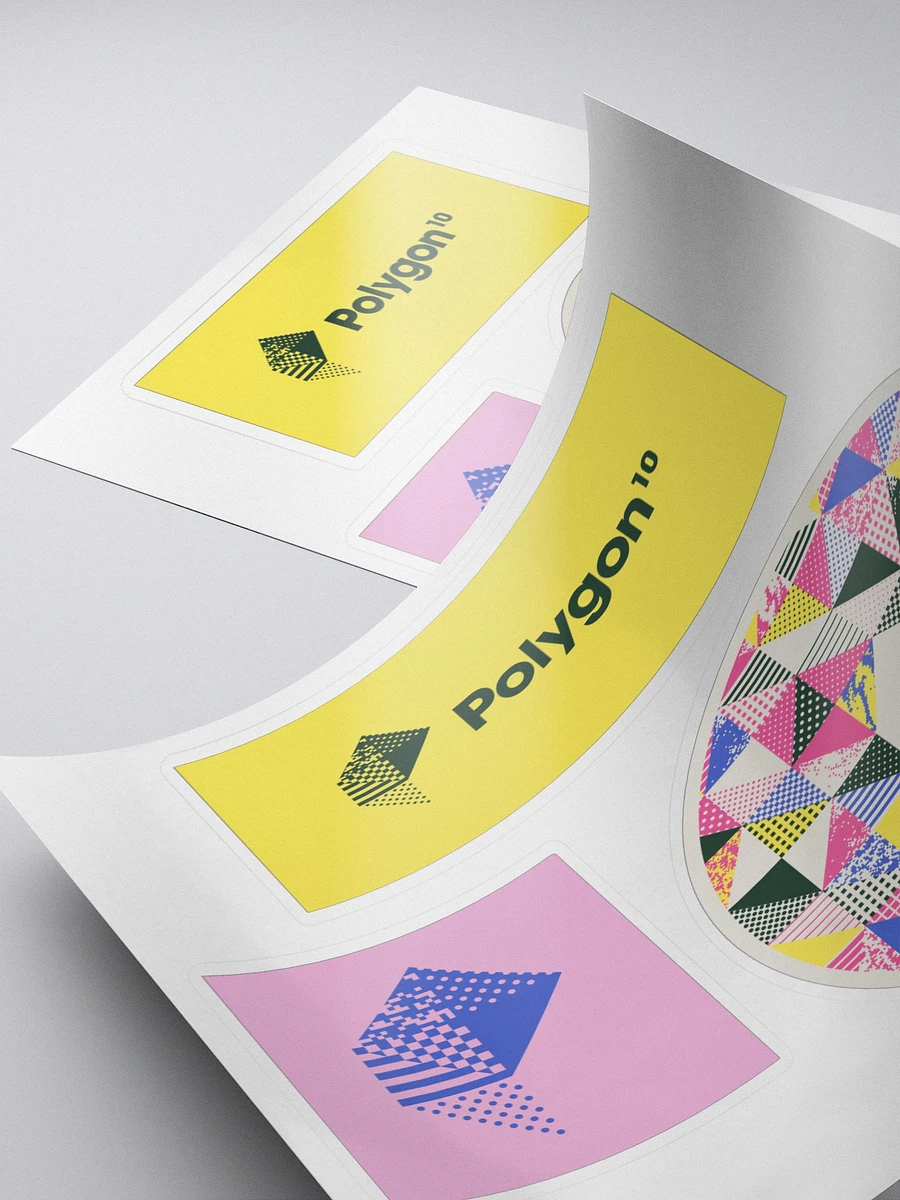 Polygon Fan Club Sticker Sheet product image (4)