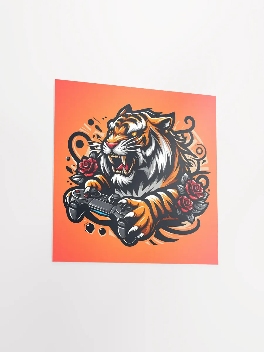 Fierce Tiger Gaming Poster product image (3)