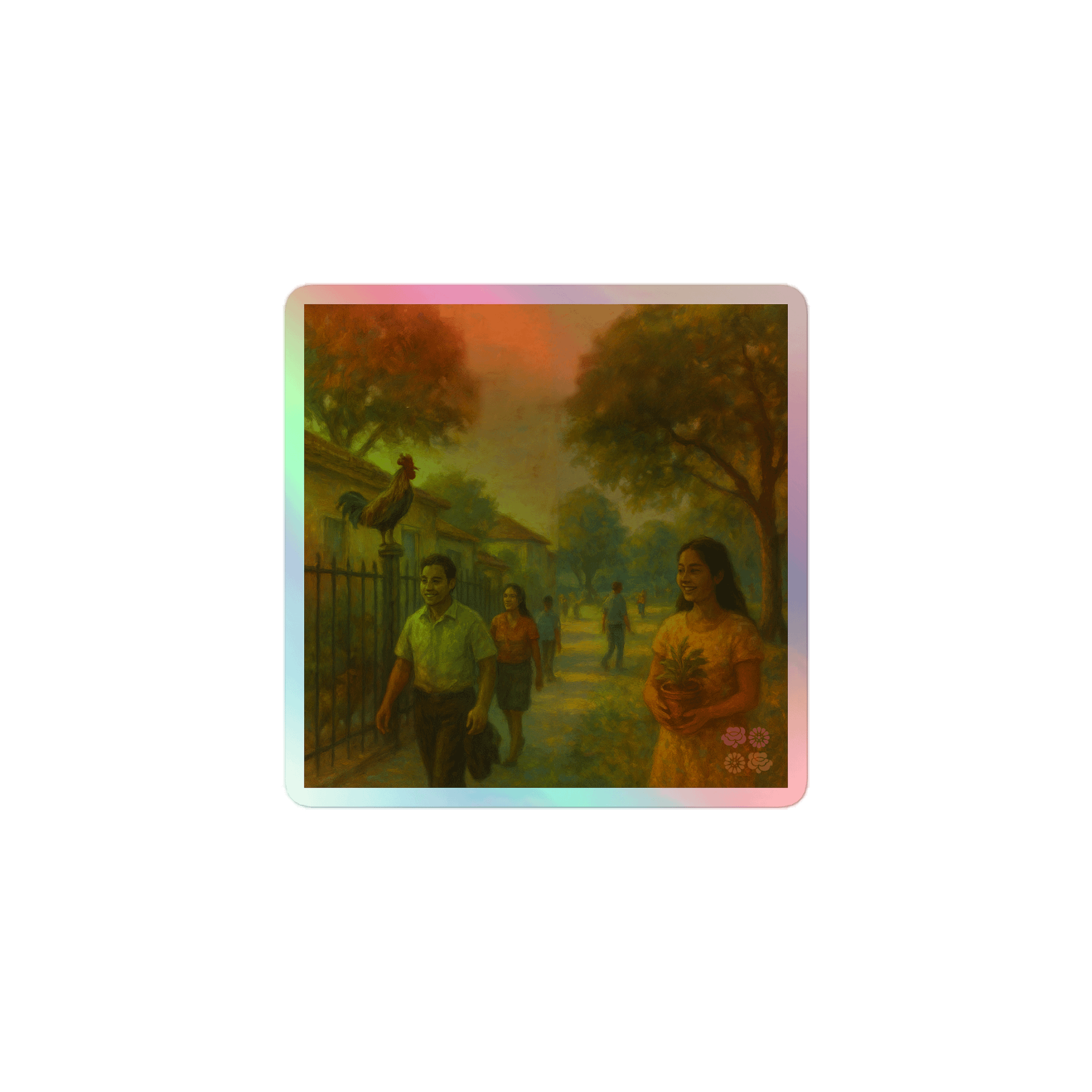 Track 16 – El Sonido de la Comunidad | Holographic Sticker product image (1)