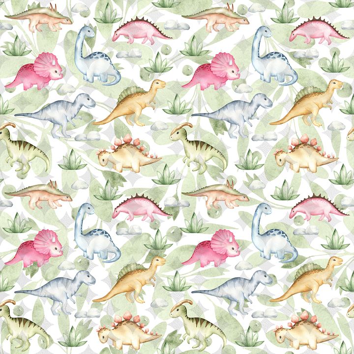 Dino Soup Seamless Pattern product image (1)