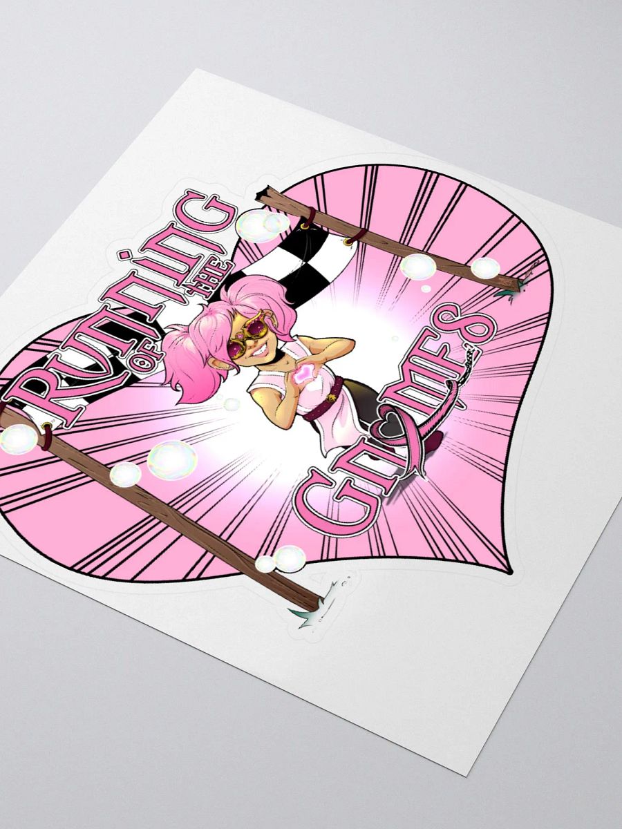 Running of the Gnomes Heart Racer- by Mischi -Cut Sticker product image (9)