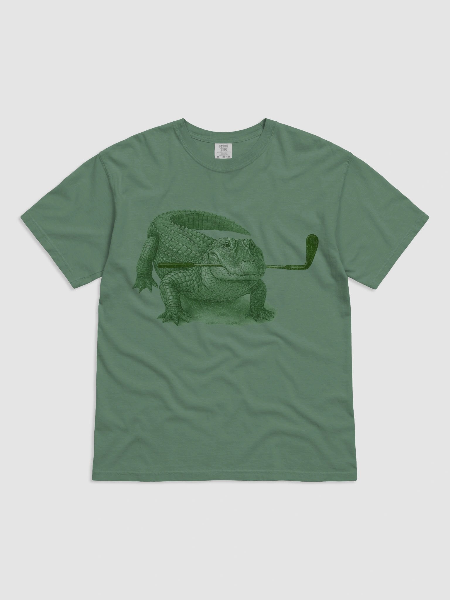 Golfing Gator Cotton Tee product image (9)