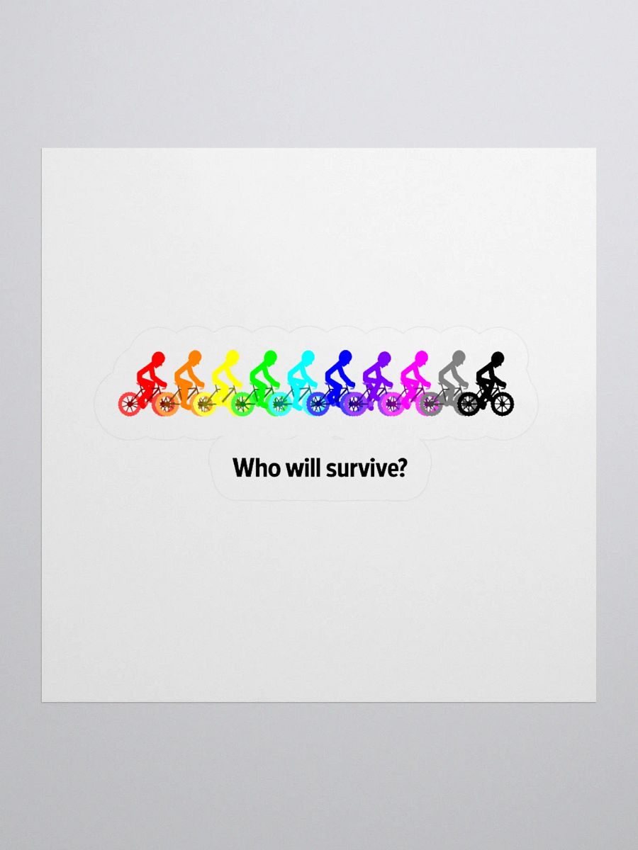 MIKAN Bicycle Sticker(Who will survive？) product image (4)