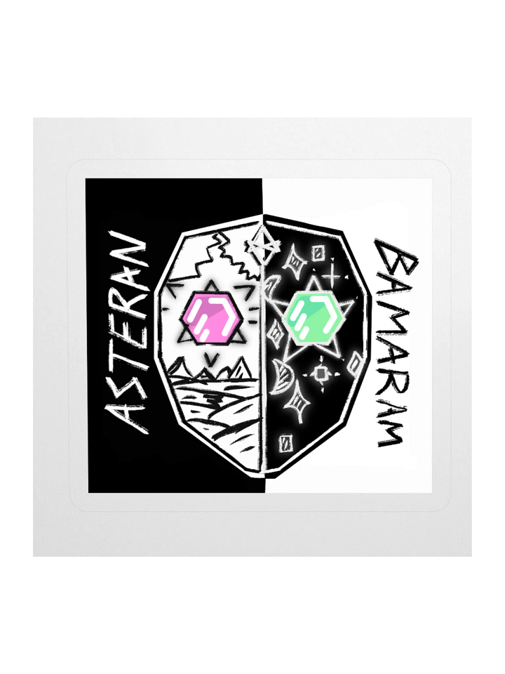Asteran Bamaram mask emblem sticker product image (2)