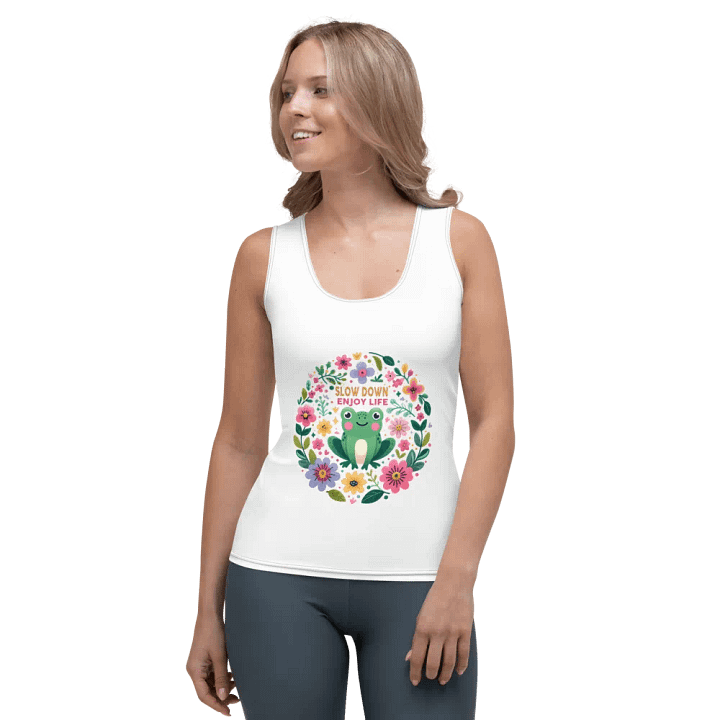 Slow Down, Enjoy Life – A Tank Top Design product image (1)