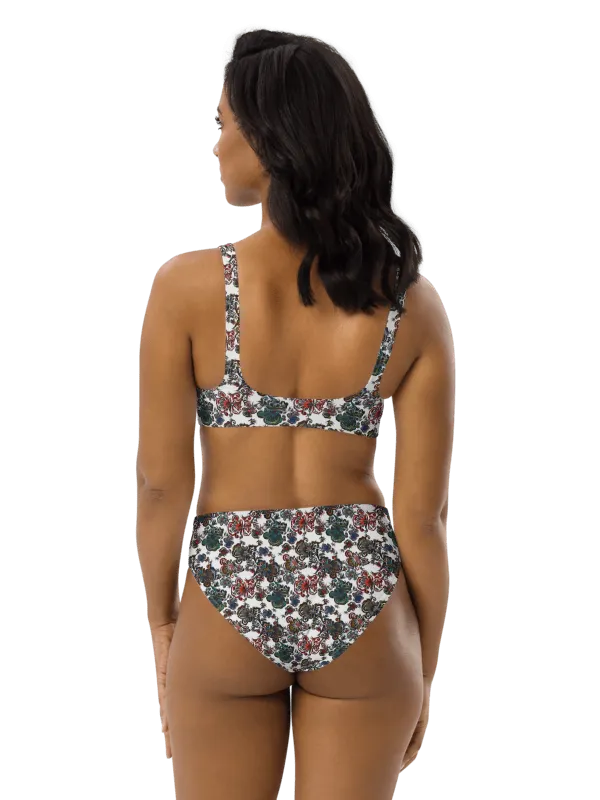 Mysterious Flowers | Recycled High Waisted Bikini product image (2)