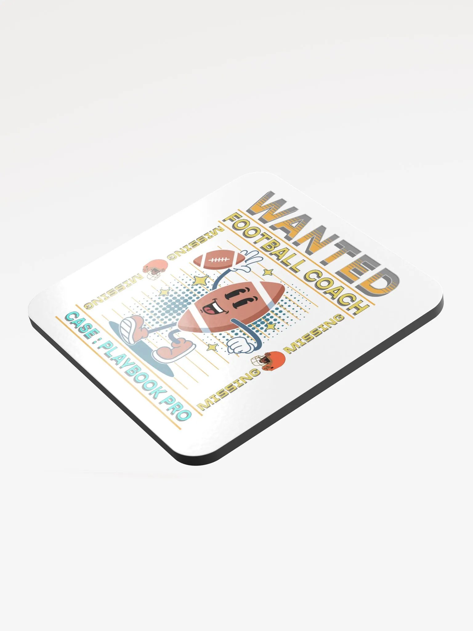 Wanted Coach Football Coaster product image (4)
