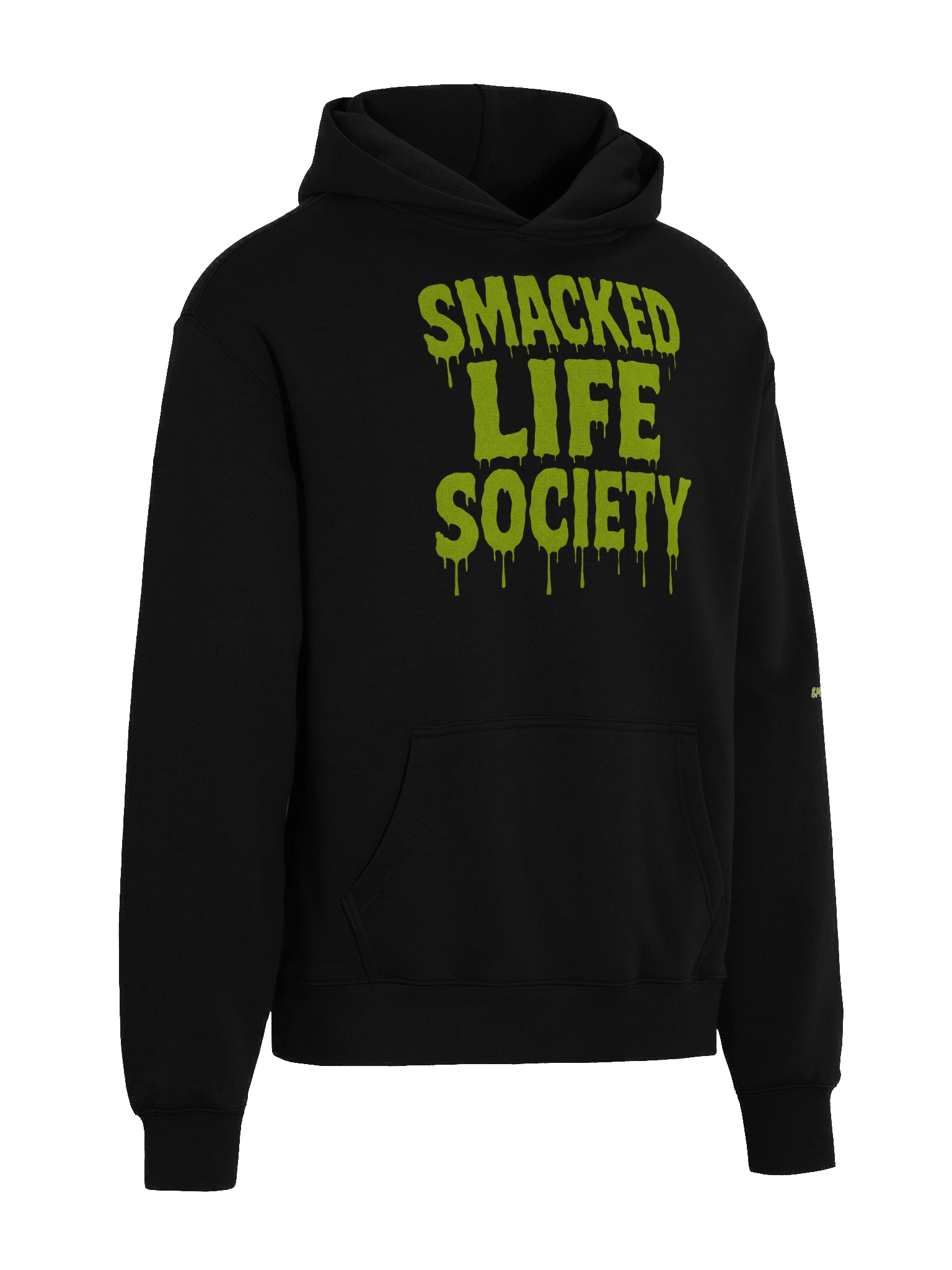 Smacked Streetwalker – Skeleton Smoke Session Oversized Hoodie product image (4)
