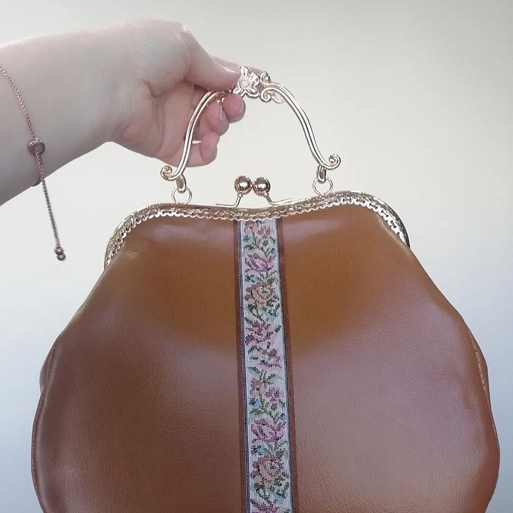 Brown Leather handbag product image (2)