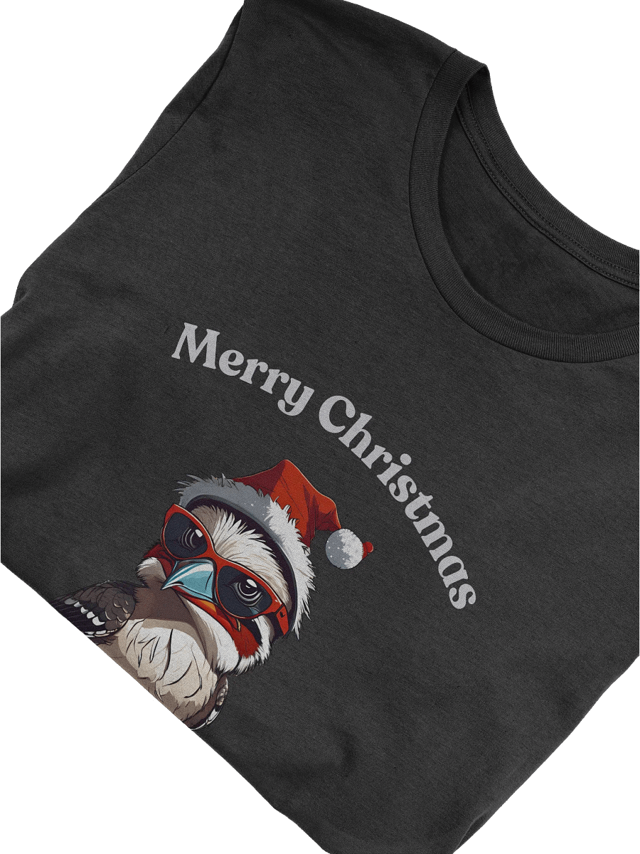 Festive Kookaburra Merry Christmas T-Shirt - 2 - Silver product image (5)