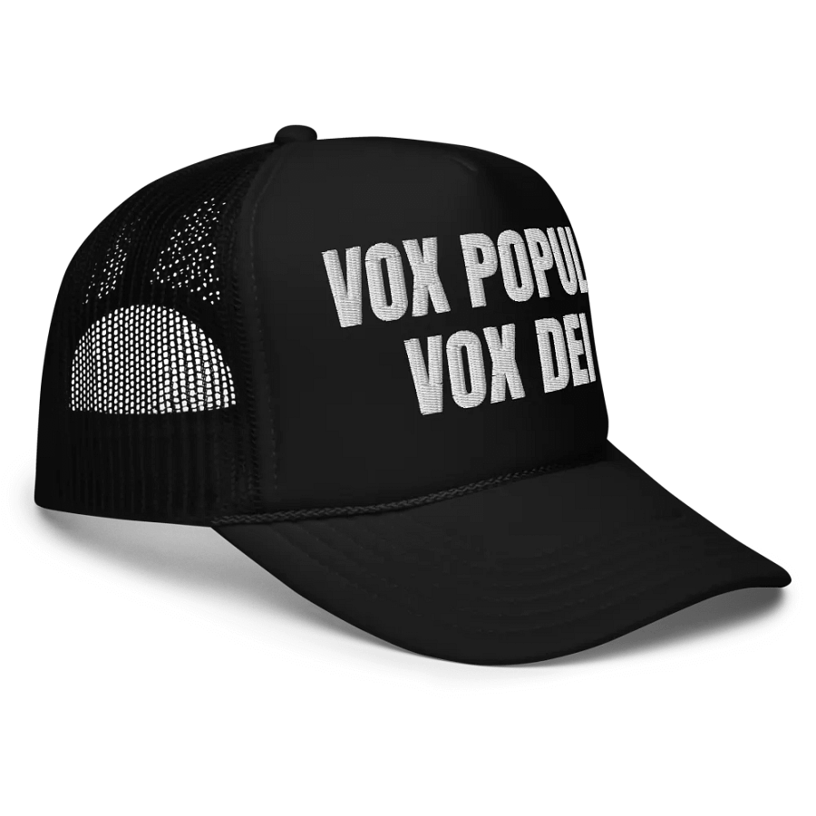 Vox Populi Vox Dei - Embroidered Trucker Cap Hat product image (3)
