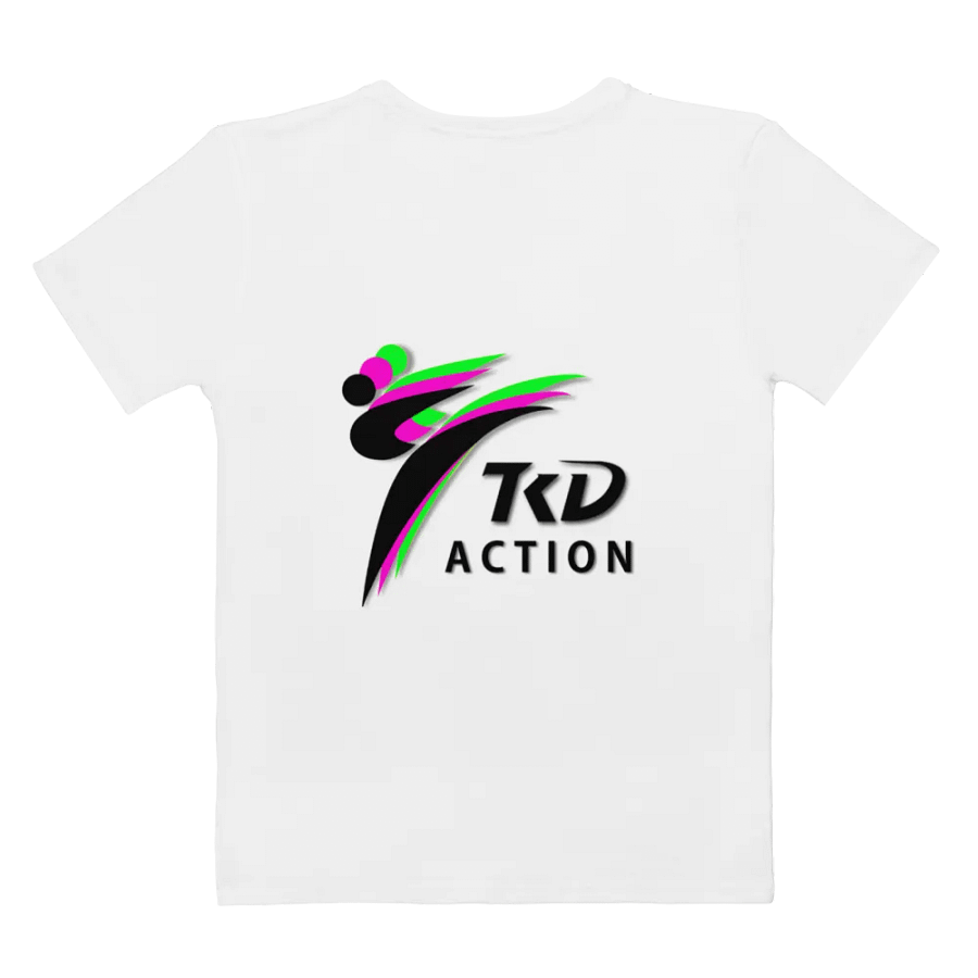 TKD Action Print Women's Crew Neck T-Shirt product image (6)