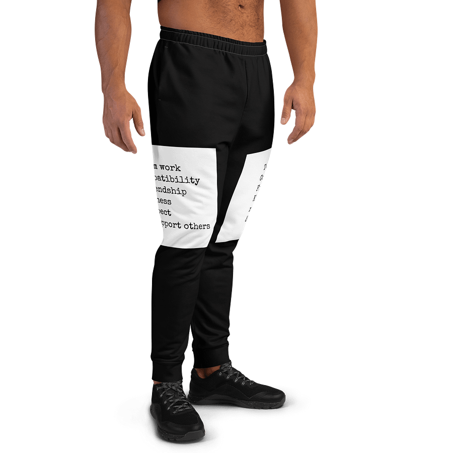 Team work makes the dream work All-Over Print Recycled Men's Joggers product image (4)