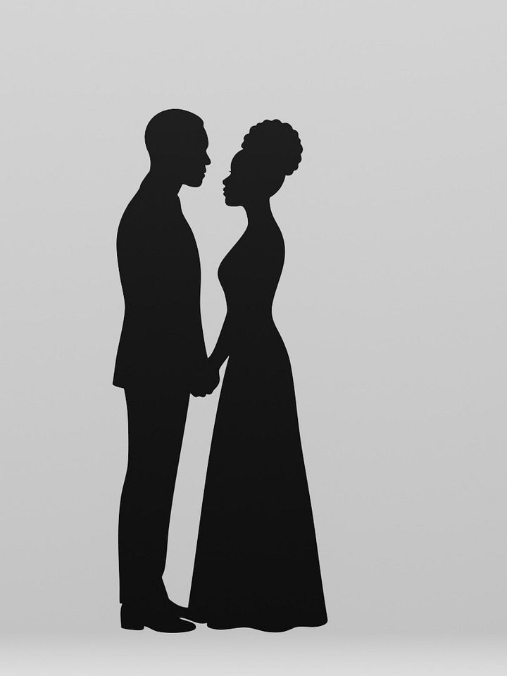 Wedding Couple 4 - Cake Topper product image (1)