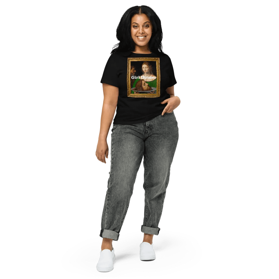 Girl Dinner Framed High-Waisted T-Shirt product image (7)