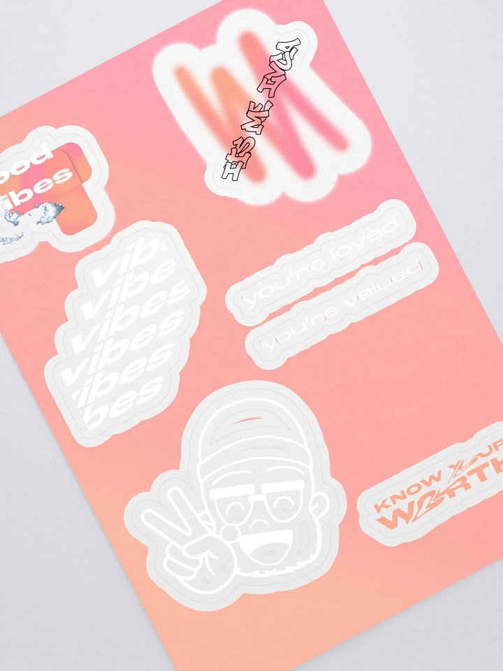 Merch Drop Season 2 Sticker Sheet product image (1)
