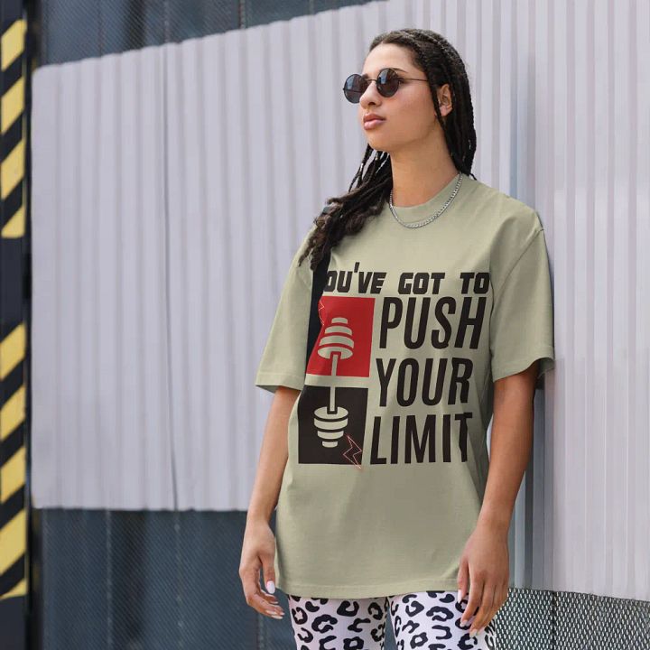 You've got to push your limit faded tee product image (1)