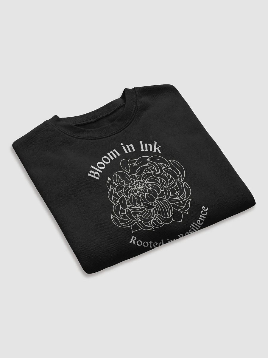 "Bloom in Ink" Peony Cropped Sweater product image (7)