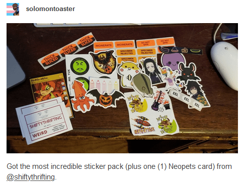 Random Shifty Sticker Pack product image (3)