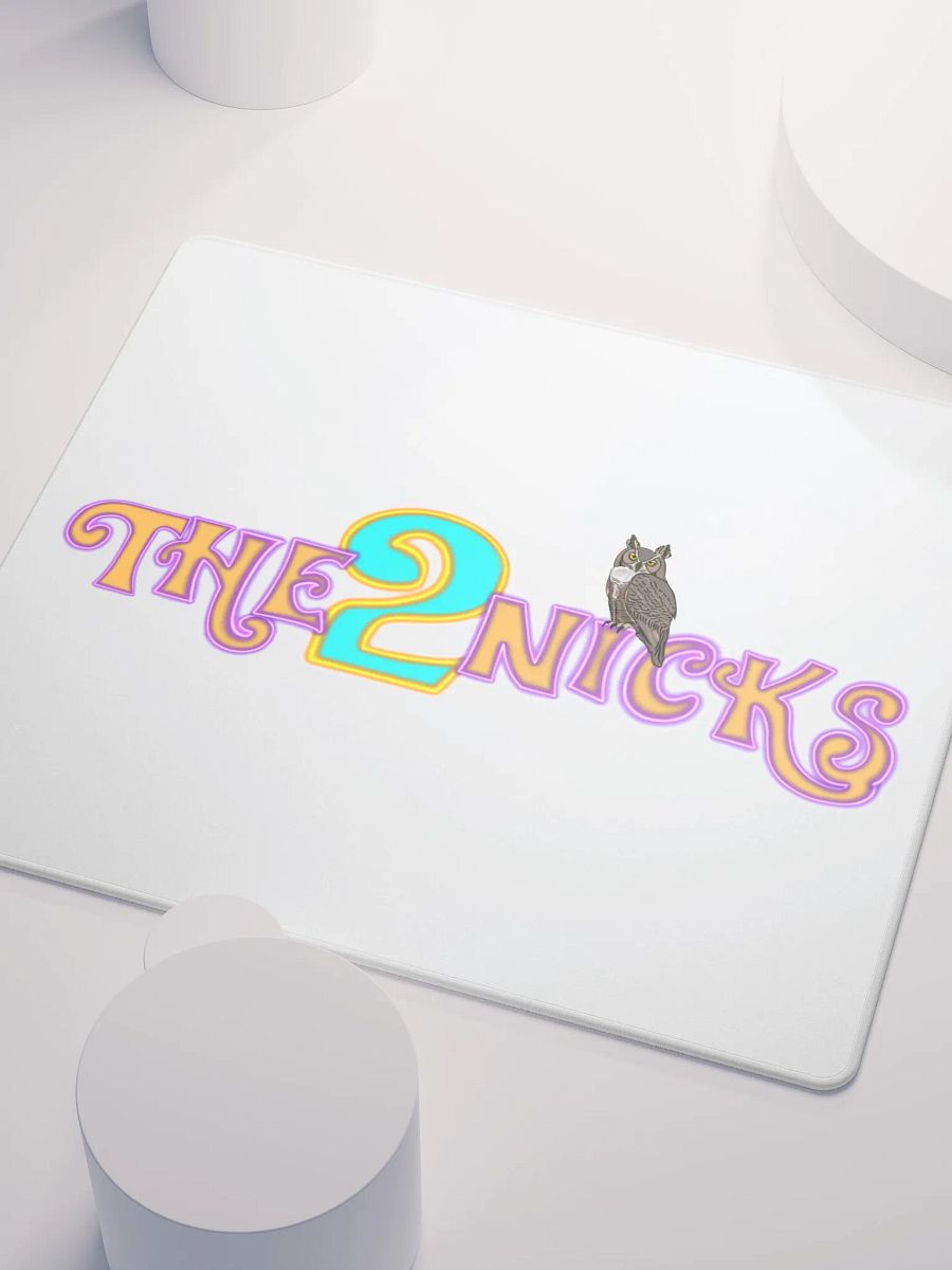 The2Nicks Gaming Mouse Pad (White) product image (3)