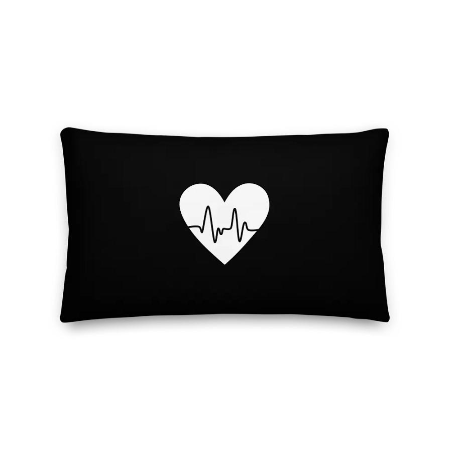 EKG Heartbeat Premium Pillow product image (2)