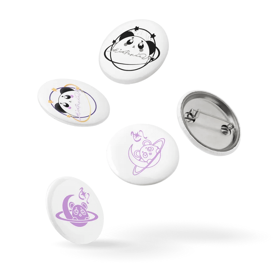 Glossy Set: 5 Pin Buttons Collection product image (9)