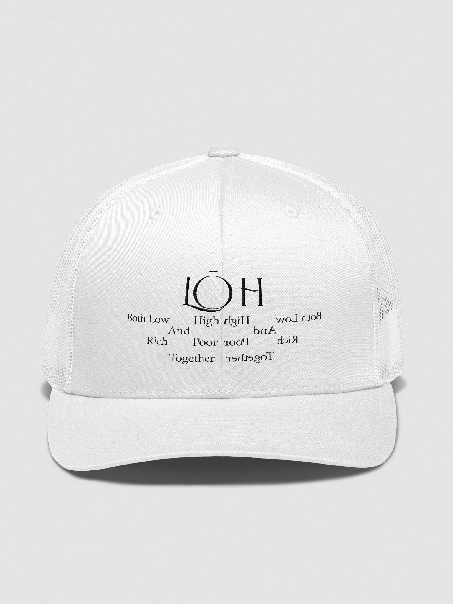 The Lives On HIGH | LOH | Trucker Hat | Black product image (1)