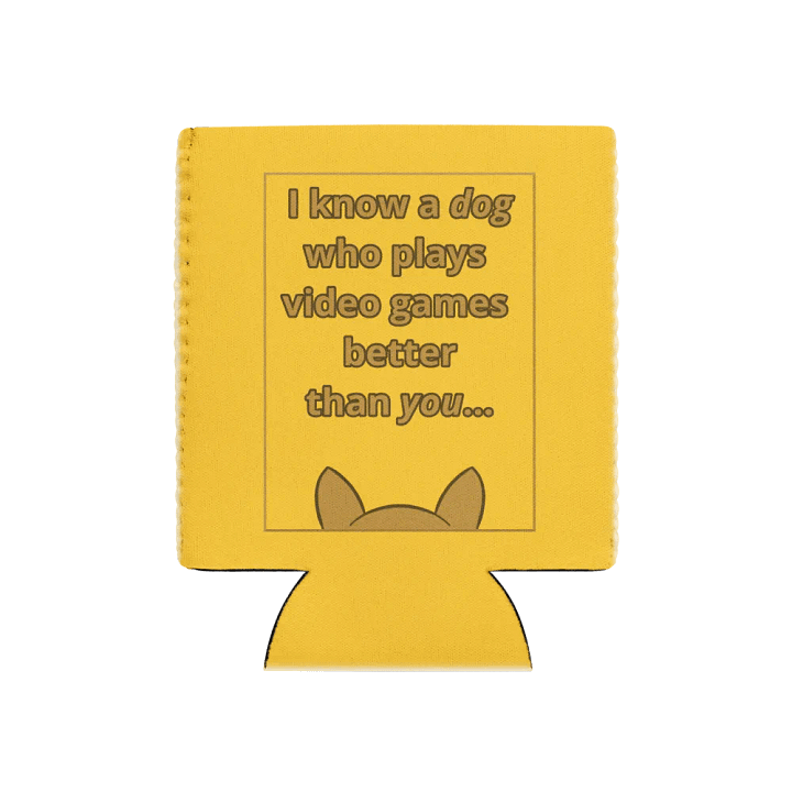 Doopsters - I know a Dog Gamer - Can coozie product image (1)