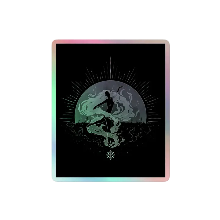 𝖘𝖊𝖗𝖆𝖕𝖍𝖎𝖓𝖆 holographic sticker product image (2)