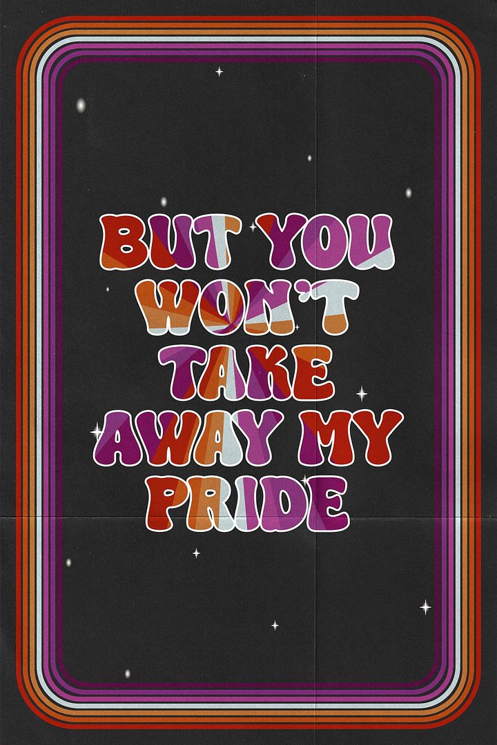 you won't take away my pride (lesbian flag) - DIGITAL DOWNLOAD product image (1)