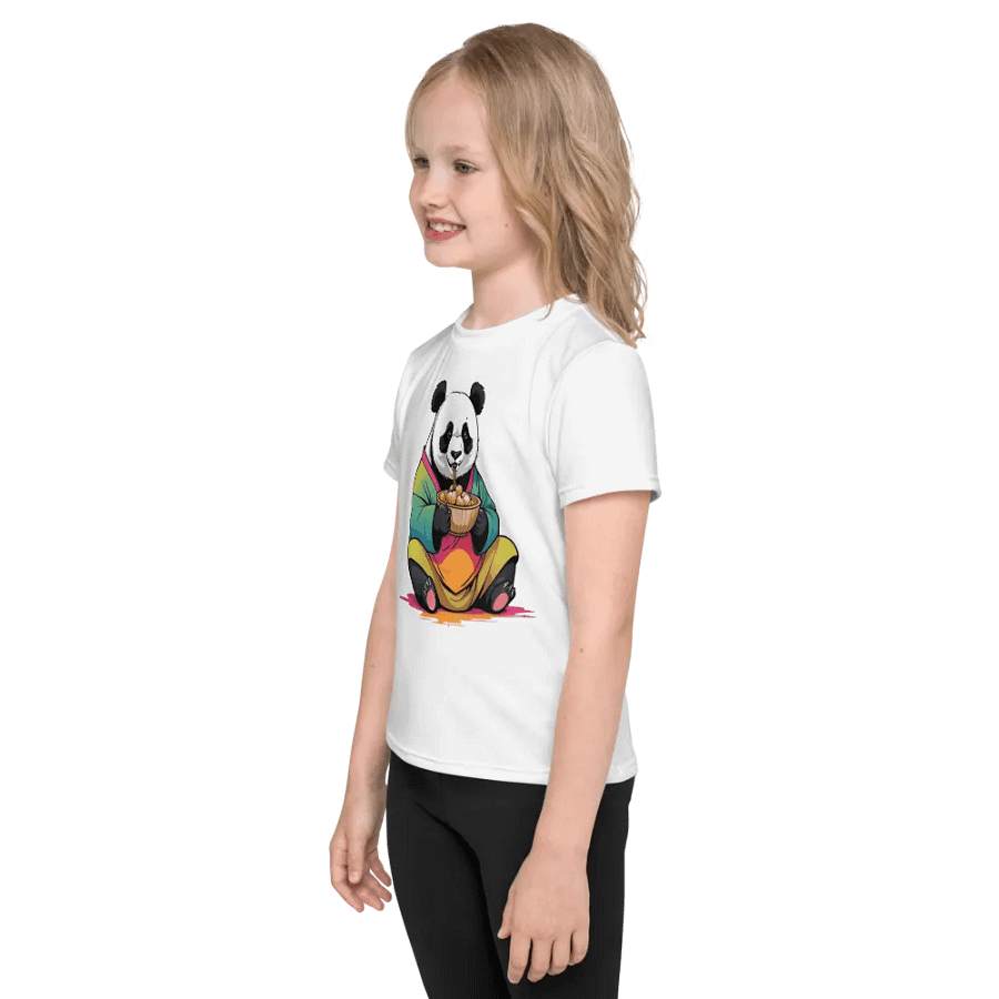 Panda Noodle Party Kids T-Shirt product image (3)