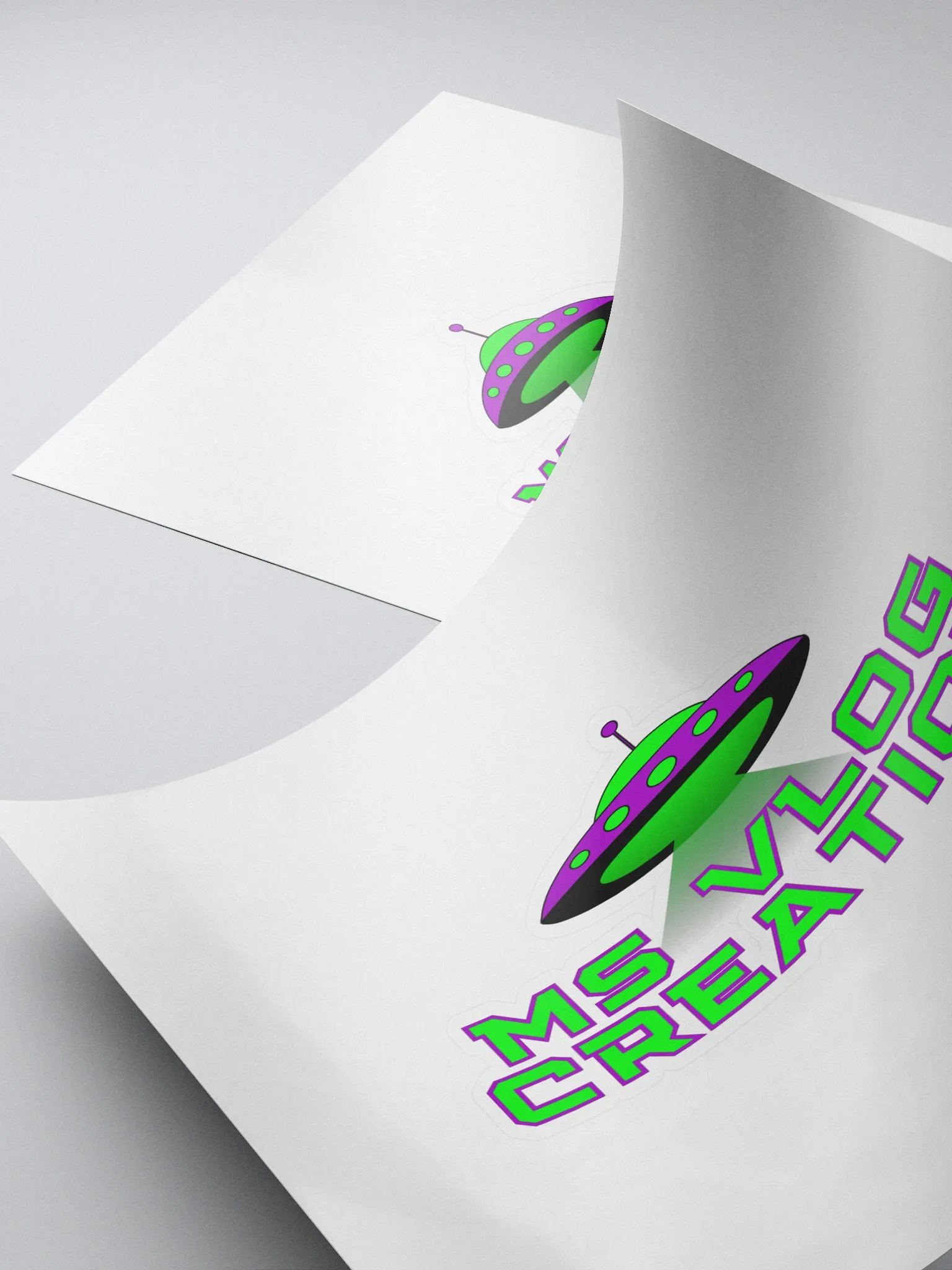 UFO Logo Sticker product image (4)