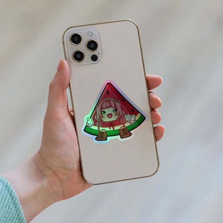 Charity Melon Holographic Sticker product image (8)