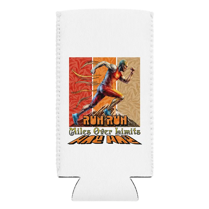 Run Run Miles Over Limits Male Running Limitless Can Cooler product image (1)