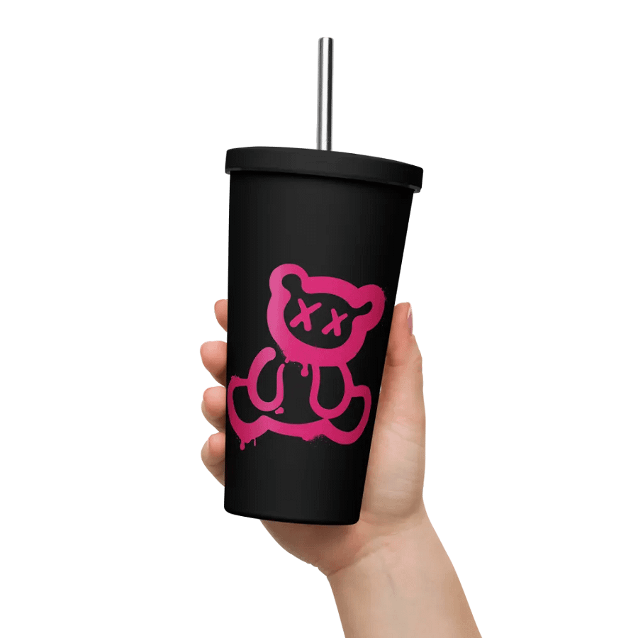 Pixiecup Pixiebear with Straw (Pink) product image (11)
