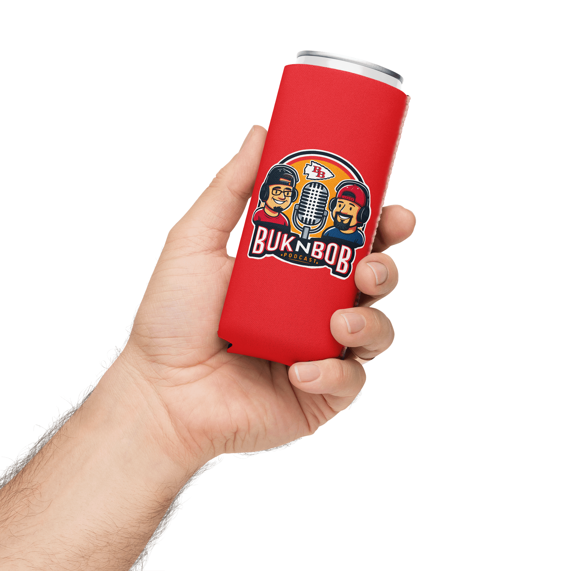 Buk n Bob Podcast Can Cooler product image (12)