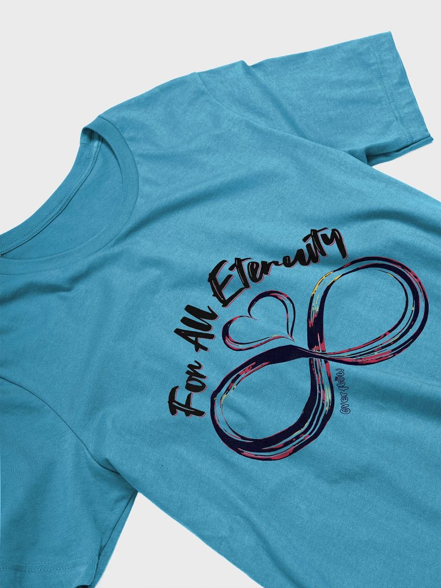 Infinity Love T-Shirt - Forever Heart Design, Valentine's Day Gift, Anniversary Gift, Sentimental Love Shirt, Timeless Love Gift, Special Occasion Shirt, Gift For Her or Him product image (3)