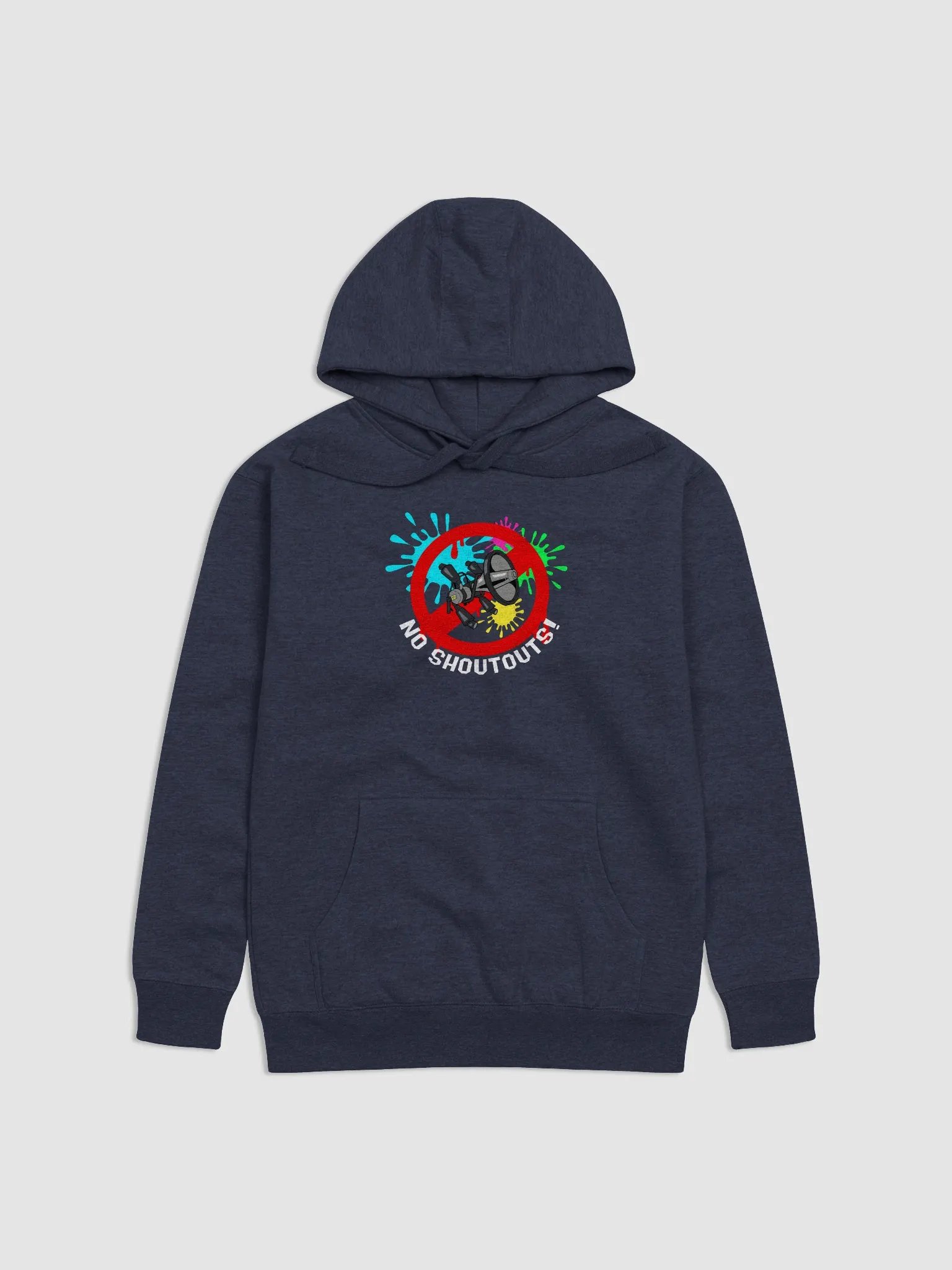 No Shoutouts! (Unisex Blue Edition Hoodie) product image (1)