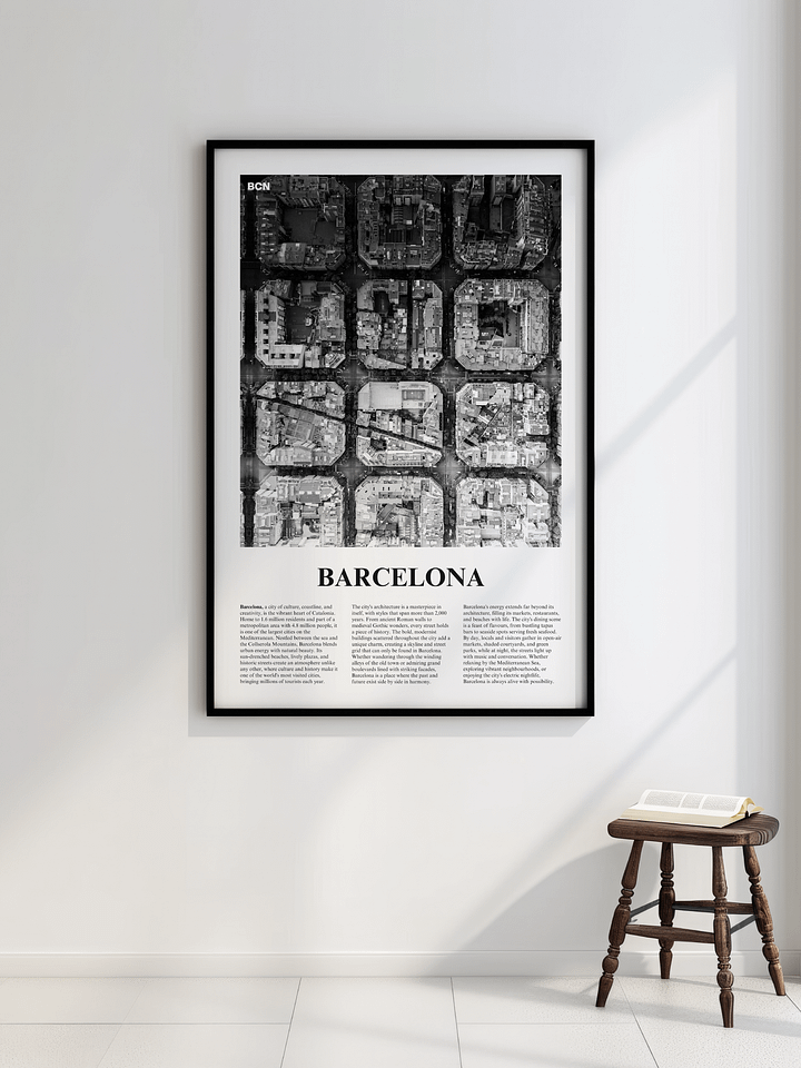 Barcelona 04 Newspaper Poster product image (2)