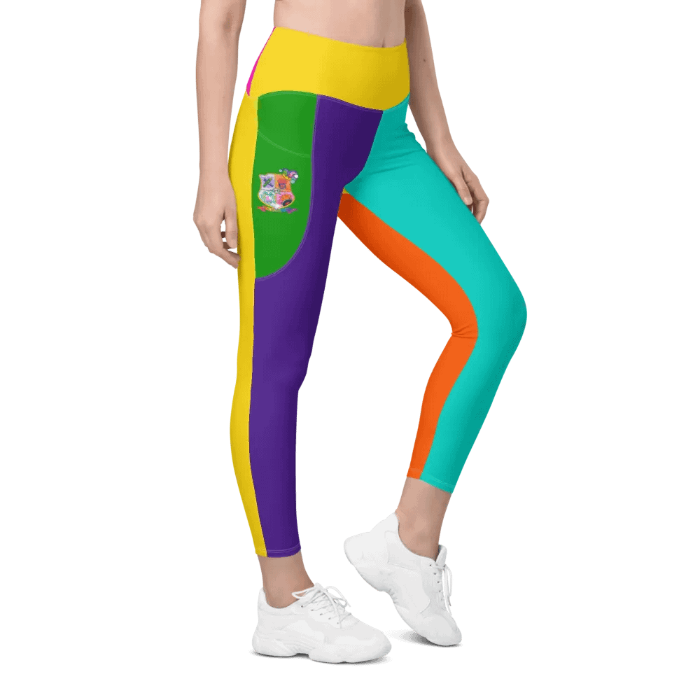 School of Chaos Colourblock Leggings product image (5)