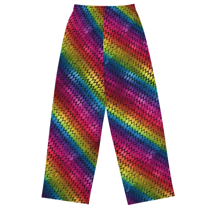 Rainbow Dragon Scales Wideleg Pants product image (1)