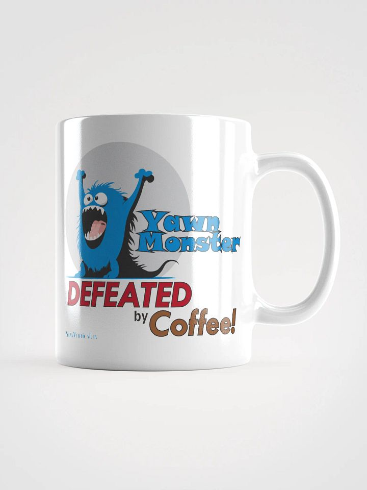 Blue Yawn Monster Coffee Cup product image (1)