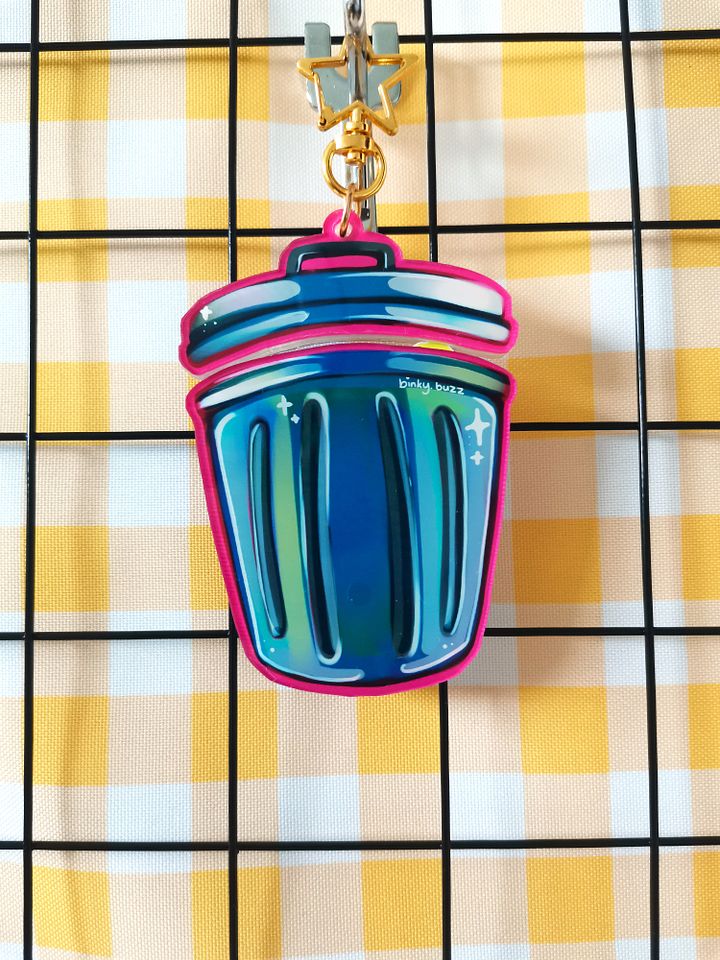 Scrungle Cat Opening Trash Charm product image (2)