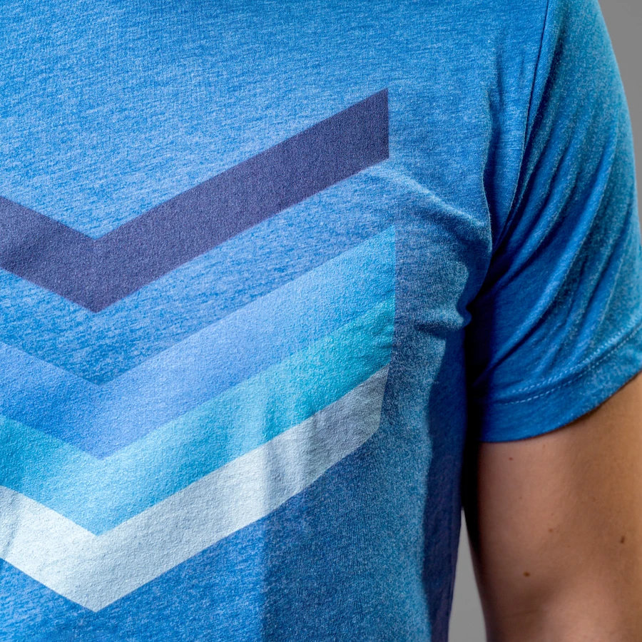 Blue Chevron T-Shirt product image (2)